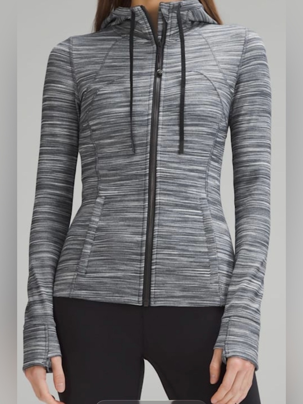 Lululemon Define Jacket *Rulu Gray & Black Full-Zip